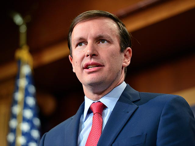 Nov. 19, 2015 - Washington, DC, United States of America - U.S. Senator Chris Murphy joined by other Democrats discusses their opposition to tighter restrictions on Syrian refugees coming to the U.S. during a press conference on Capitol Hill November 19, 2015 in Washington, DC.  Earlier the Republican controlled House passed a bill halting Syrian refugees until they undergo a more stringent vetting process following the Paris attacks. (Credit Image: © Mariela Zechter/Planet Pix via ZUMA Wire)