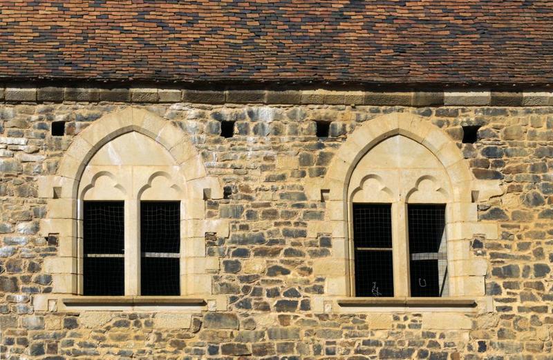 View of the frontage of the Chateau de Guedelon at the construction site near Treigny in the Burgundy region of France, October 29, 2013.  REUTERS/Jacky Naegelen