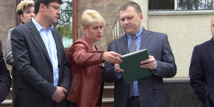 Пикет у налоговой