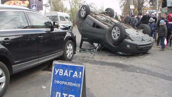 Дорогой кульбит: На Рюмина-пр.Ленина – зрелищное  ДТП