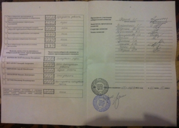 Вознесенские правоохранители выясняют, почему из УИК исчезли бланков протоколов