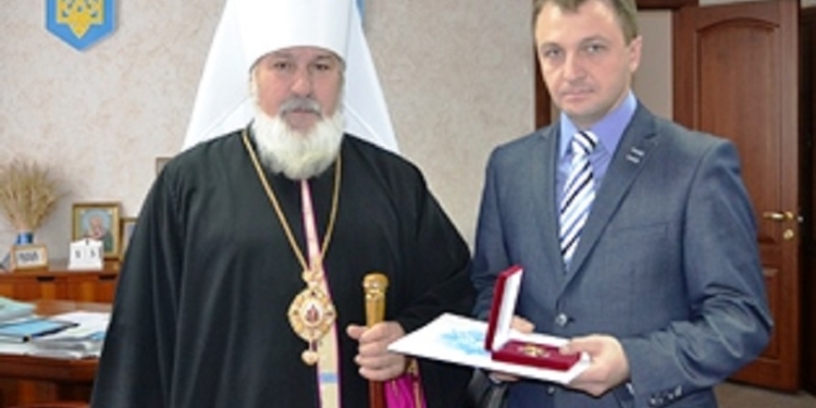 Тарас Креминь награжден орденом Святого Николая Чудотворца