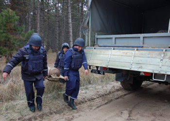 В Галицыновском лесу нашли 100-килограммовую авиабомбу