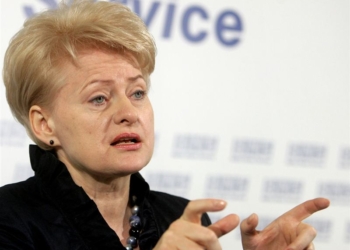 Грибаускайте: Основная битва Украины – это битва с коррупцией