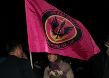 «Респект и уважуха!»: так в Николаеве встречали морпехов