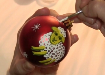 Новогодний барашек. Делаем елочные украшения сами