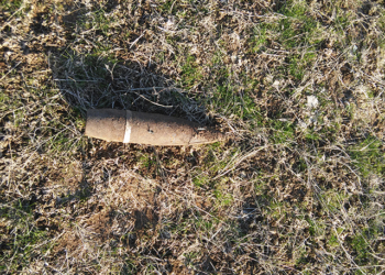 Вчера на полигоне взорвали снаряд