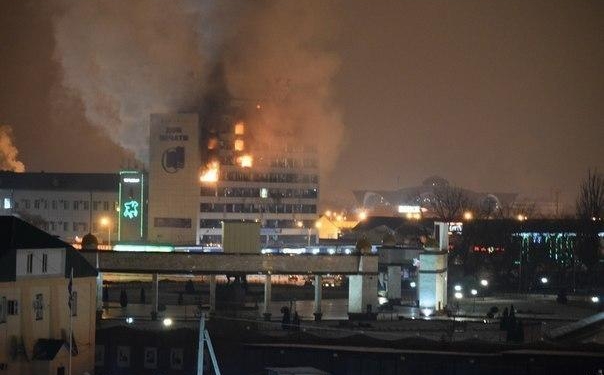 Кадыровцы и российские оккупанты в Грозном разбомбили школу