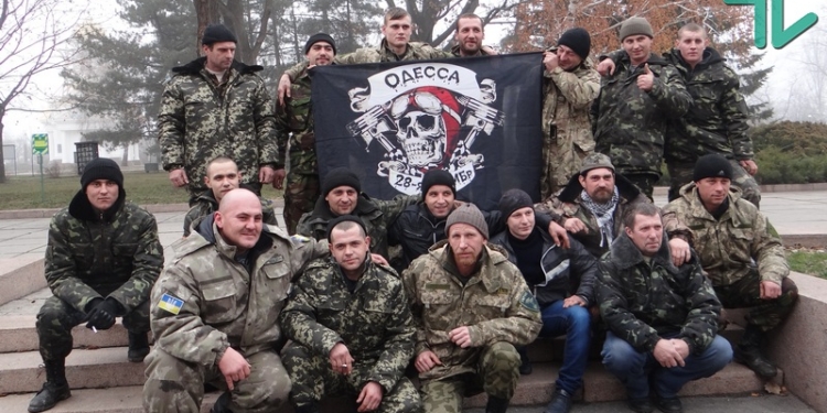 Николаевцы встретили бойцов 28-й механизированной бригады