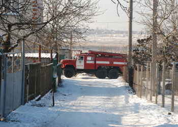 В Николаеве на Казарского горел дачный домик