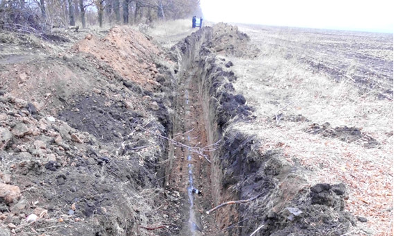 На Николаевщине неизвестные пытались завладеть “ничейными” трубами орошения