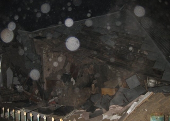 В Первомайске взорвался жилой дом. Даже стен не осталось