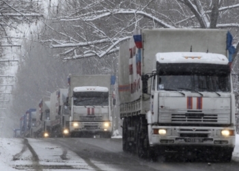 Российский 12-й, провокационный “гумконвой” начал движение в Украину