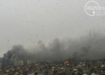 В результате обстрела Мариуполя погибло 10 мирных жителей