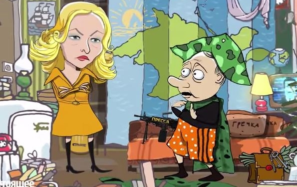 О Путине и Крыме сделали мультик-пародию на фильм “Ирония судьбы”