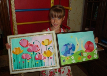 Рекорды необычного Интернет-аукциона: 8-летняя николаевская девочка продает в Фейсбук свои рисунки, чтобы помочь больным маме и братику