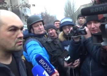На место гибели людей в Донецке боевики привезли киборга — для «картинки» на росТВ