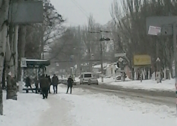 Некоторые николаевские маршрутки из-за снега изменили пути следования