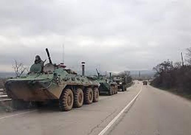 «Гуманитарный конвой» в виде российской военной техники спешит в Украину 1