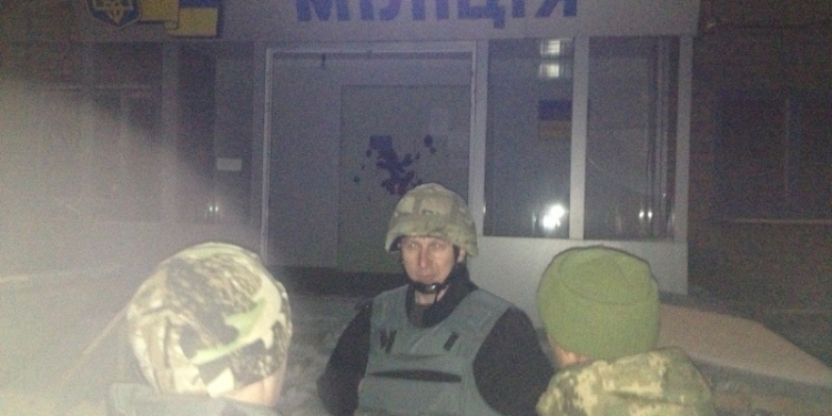 В Дебальцево при защите горотдела милиции от боевиков геройски погиб его начальник