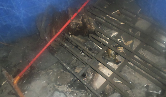 В сауне было жарко. Тушили спасатели