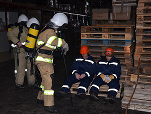 Пожар на  «Ника-Тере» был условный, но тушили его по-настоящему