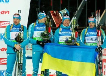 На чемпионате Европы по биатлону женская и мужская сборная Украины взяли призовые места