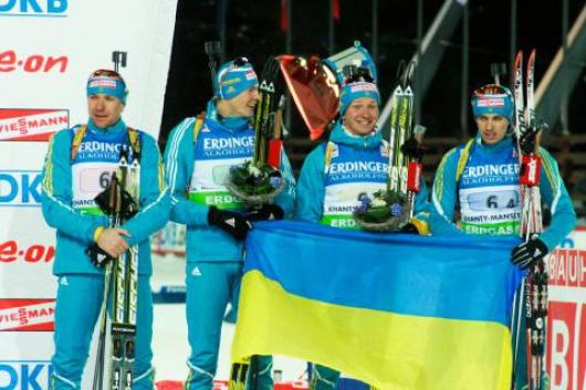 На чемпионате Европы по биатлону женская и мужская сборная Украины взяли призовые места