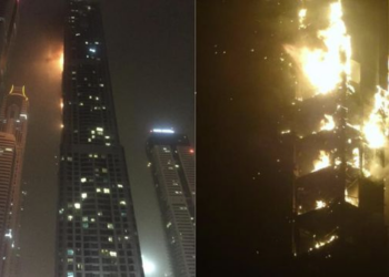 Как вы лодку назовете… В Дубае горел самый высокий жилой дом в мире, под названием “Факел”