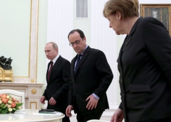 Переговоры Олланда, Меркель и Путина завершились. Итоги подведут в «нормандском формате»