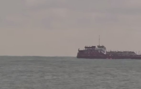 В Черном море затонул российский корабль – фигурант крымского «черного списка»