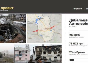 Всем фейсбукерам внимание-2: новый проект «Народного» – «Дебальцево. Артиллерия»