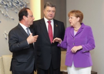 Зачем в Киев прилетели Керри, Меркель и Олланд