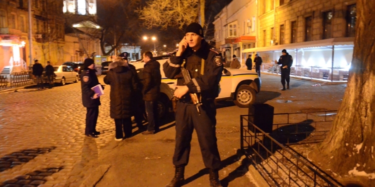 Очередной взрыв в центре Одессы