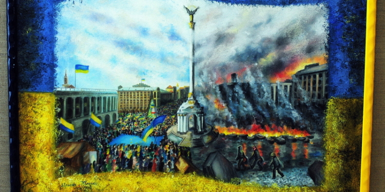 Евромайдан глазами николаевских художников: в музее им. В.В. Верещагина открылась выставка