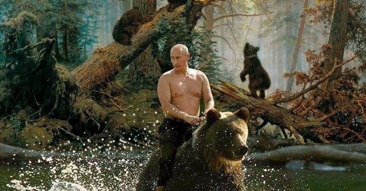 Путина показали по росТВ