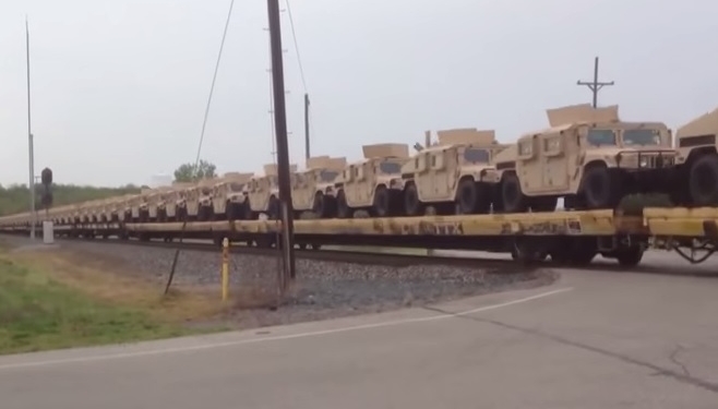 Украинские военные протестировали броневики Humvee