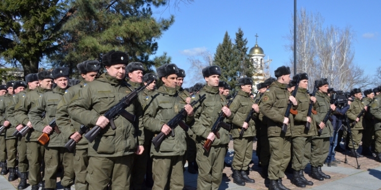 В Николаеве на верность украинскому народу присягнули 103 бойца Нацгвардии