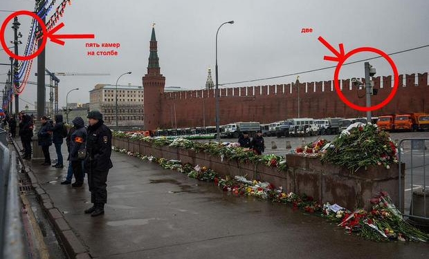 Вы удивитесь, но камеры наблюдения на месте убийства Немцова оказались нерабочими