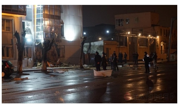 В Одессе снова прогремел взрыв. Бомбу подложили под офис «Самопомощи»