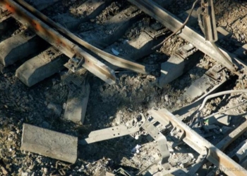 В Луганской области взорван железнодорожный путь