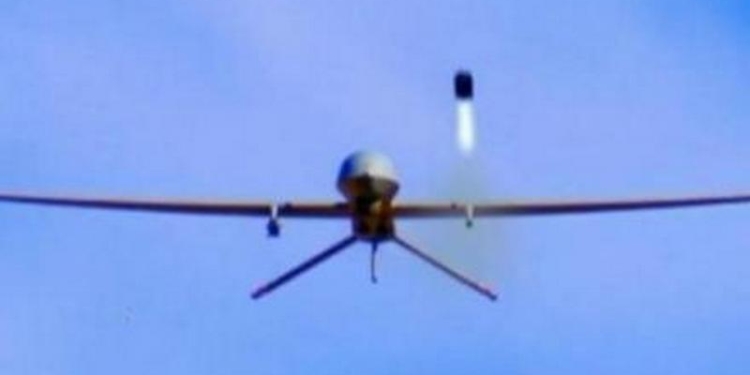 «Неизвестный» беспилотник нанес ракетный удар по танковой колонне российских оккупантов под Широкино