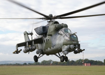 Нацгвардия незаконно продала два боевых вертолета Ми-24Р