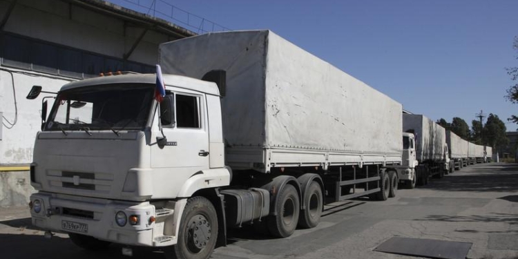 Две машины из путинского конвоя попали в ДТП. Что-то мало в них гуманитарки