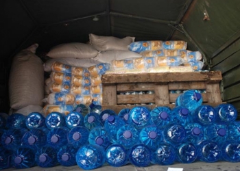 Бойцам 19-го мотопехотного батальона волонтеры доставили полтонны продуктов