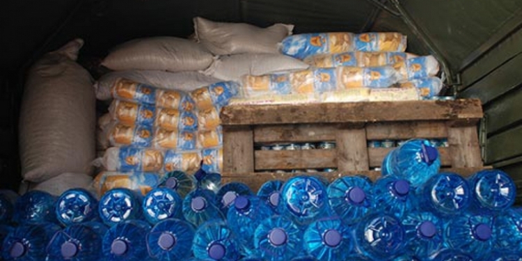 Бойцам 19-го мотопехотного батальона волонтеры доставили полтонны продуктов