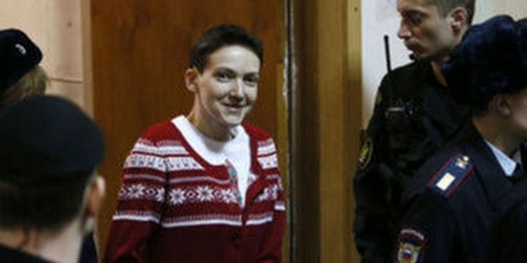 Надежда Савченко поправилась на 2 кг – врач