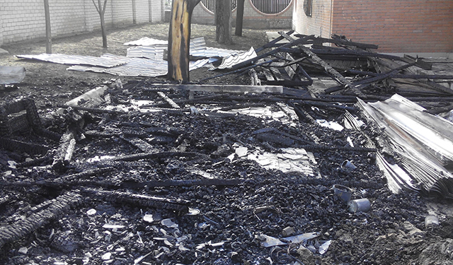 Огонь разбушевался. В Южноукраинске горело кафе, в Николаеве – многоэтажка