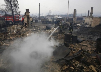 В результате пожаров в Забайкальском крае РФ пострадали более 21 тыс. человек