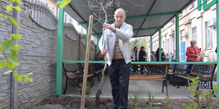 В Николаевской области стартовала акция «Посади вишню» – с надеждой на мир и в память об участниках АТО